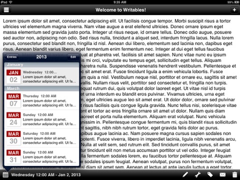 Writables screenshot 2