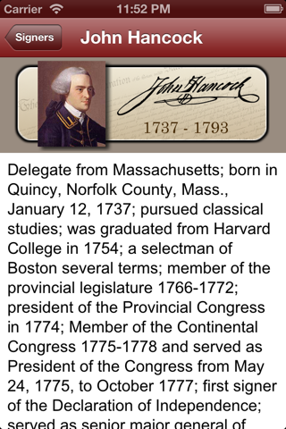 Declaration for iPhone and iPod Touch screenshot 2