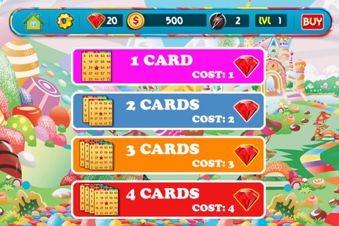 A Awesome Candy World Bingo Hall - Lollipop Daubing With Power-Ups screenshot 2