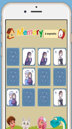 Memory game for girls: Ice Princess - learning game for girl(圖4)-速報App