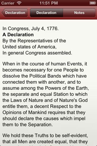 Declaration for iPhone and iPod Touch screenshot 4