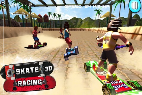 Skate Racing 3D ( Free Racing games ) screenshot 4