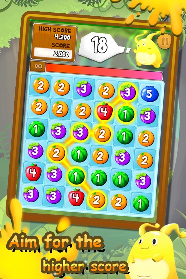 Seven ate Nine (789): Fruity Math Puzzle screenshot 2