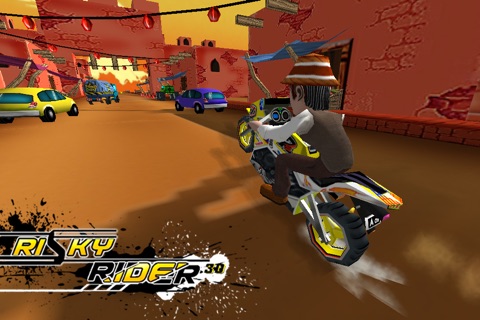 Risky Rider 3D (Motor Bike Racing Game / Games) screenshot 4