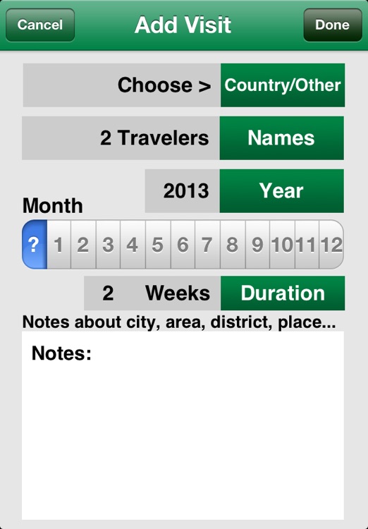 Countries Visited • World Travel Log screenshot-3