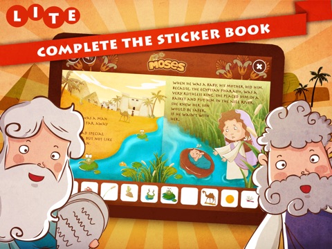 Moses Lite - The Sticker Storybook screenshot 2