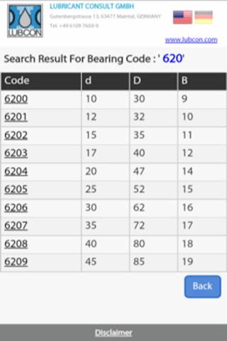 Bearing Lubricant Toolbox screenshot 2