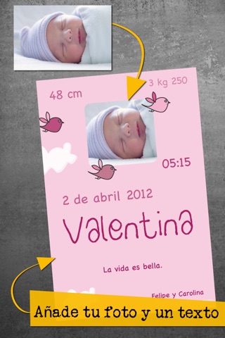 bambinapp - birth announcement screenshot 4