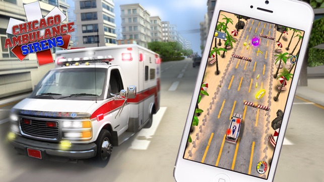 Chicago Ambulance - Sirens: Quick 3D Emergency Car Driving G(圖3)-速報App