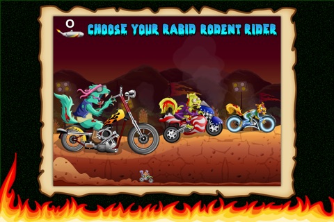 Xtreme Zombie Squirrel Motocross Lite- The Ultimate Mad Skills Race of Undead Rodents screenshot 4