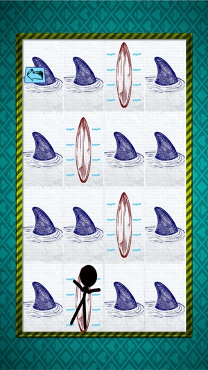 Stick-man Doodle Steps: Dont Step on The Shark Fins(圖4)-速報App