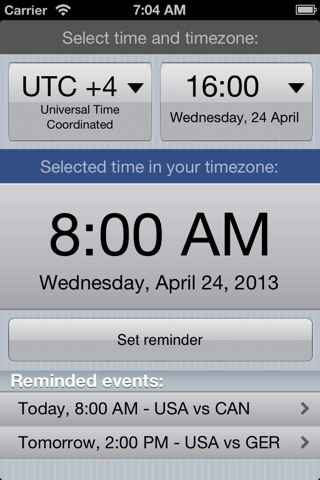 TimeZone+ Time Converter screenshot 4