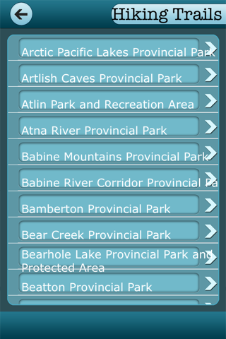 British Columbia Recreation Trails Guide screenshot 4