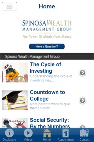 Spinosa Wealth Management Group screenshot 2