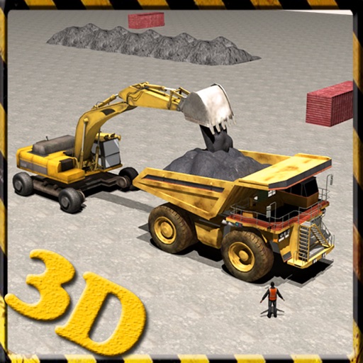 Offroad Construction Crane 3d Icon