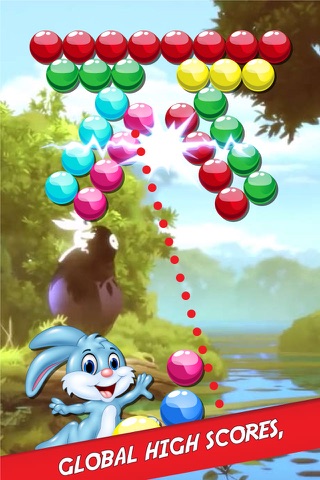 Bubble Shooter Bunny Easter Match 3 Game screenshot 3