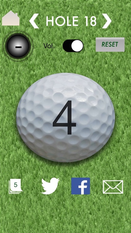 Golf Counter with Swing Sound