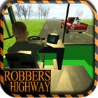 Mountain bus driving & dangerous robbers attack - Escape & drop your passengers safely