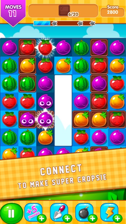 Super Fresh Fruits - Connect Game Paradise Ranch