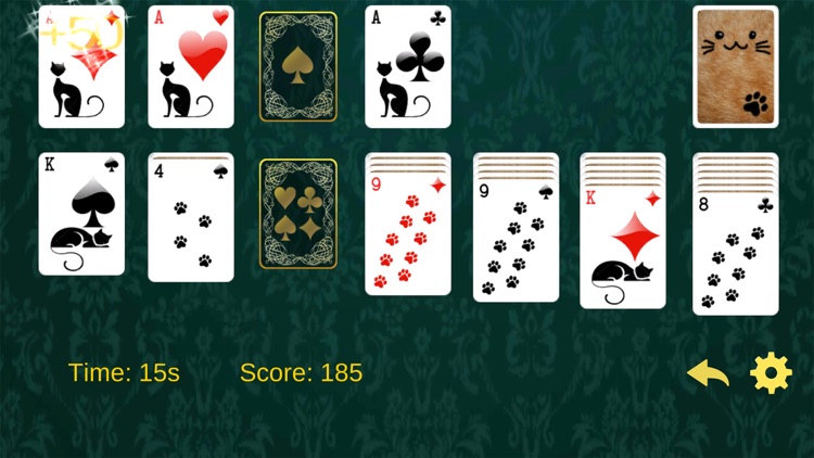 Solitaire Euchre card game - The retro classic style with 52 cards screenshot-3