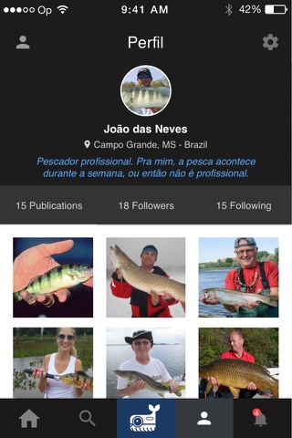 Phofish: Social network for fishermen. screenshot 2