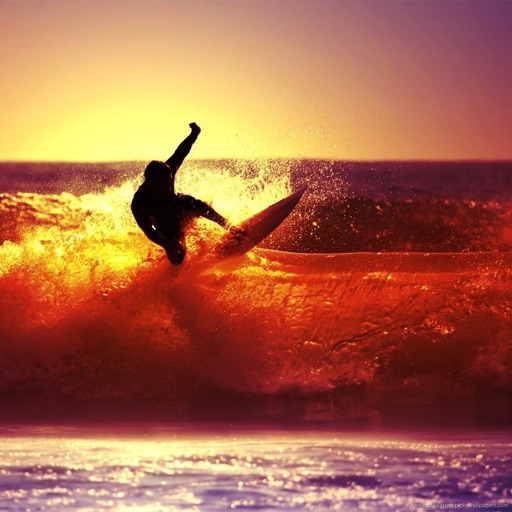 Surfing Wallpapers HD: Quotes Backgrounds with Art Pictures icon