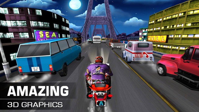 Moto Traffic Rider 3D(圖3)-速報App