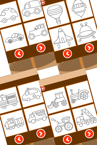 Car puzzle Coloring Games screenshot 2