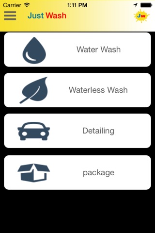 JustWash App screenshot 3