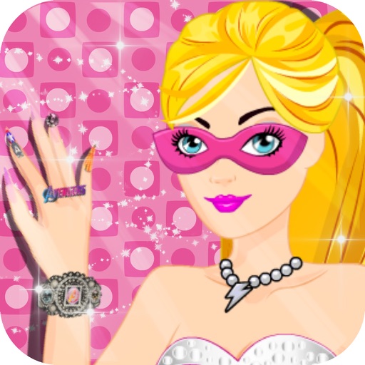 Barbie nails done - Little princess prom salon, free beauty girls Dress Makeup Game icon