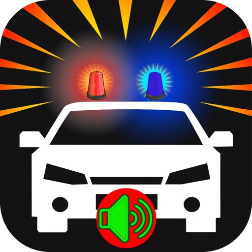 Police Sound & Siren Warning Sounds Effect Button: Ambulance, Fire Truck, Air Horn & Whistle Blast icon