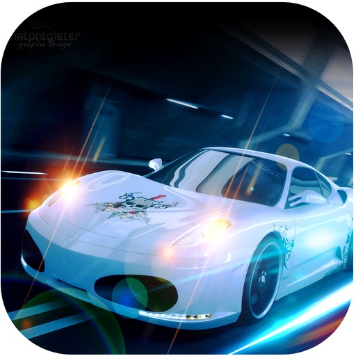 Cartoon Tiles Puzzle: Need For Fast Asphalt Cars GT Icon
