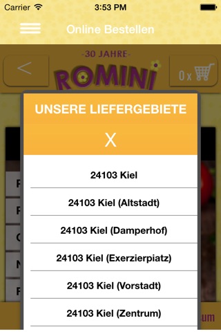 Romini Pizza Lieferservice screenshot 2