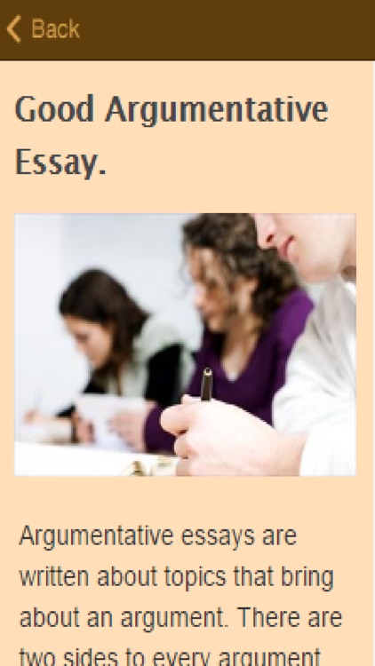 How To Write An Argumentative Essay
