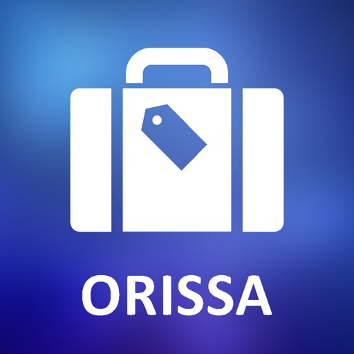 Orissa, India Detailed Offline Map