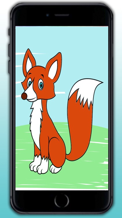 Color Wild Animals - coloring book for kids 3 8 years old screenshot-3