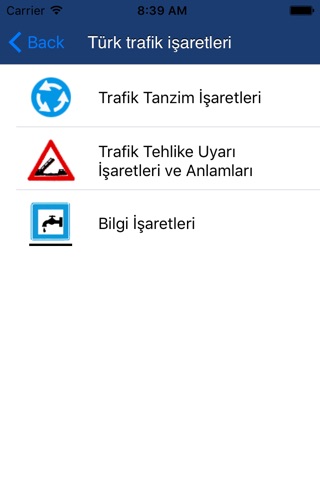 Türk trafik işaretleri screenshot 2