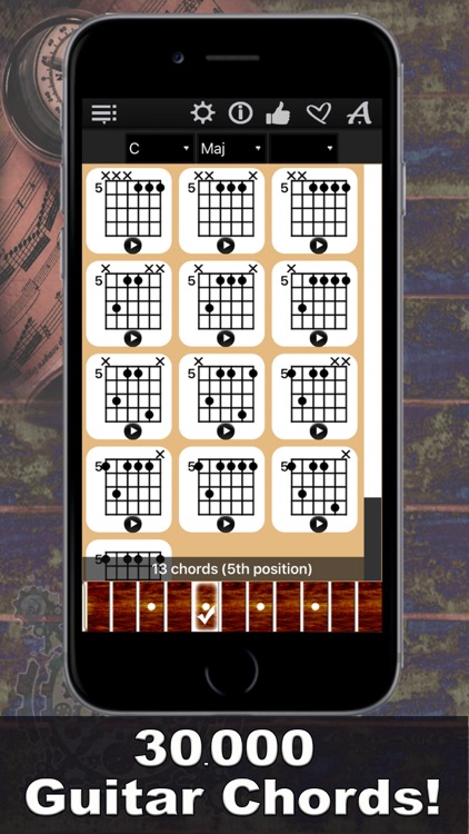 Guitar Chords Compass - learn the chord charts & play them screenshot-0