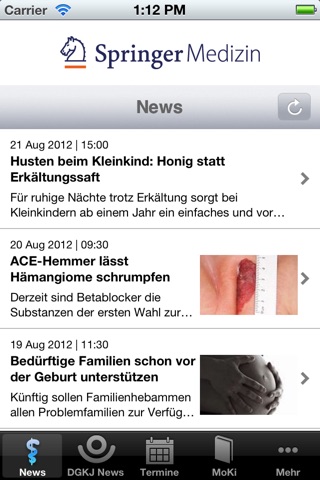 Pädiatrie News screenshot 2
