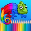 Cute Animals Coloring Book - Painting and Learning Games For Kids & Toddlers