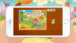 Game screenshot Dinosaur Games for kids Free - Cute Dino Train Jigsaw Puzzles for Preschool and Toddlers mod apk