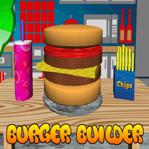Burger Builder 3D Icon