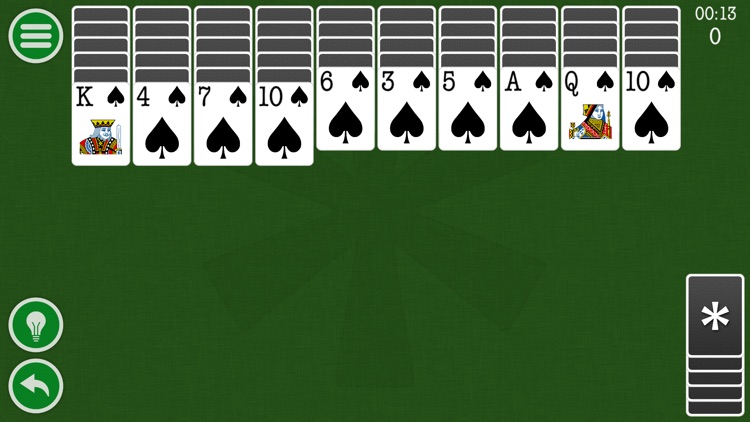 Classic Spider Solitaire Patience Game by Kinetic Stars KS screenshot-4