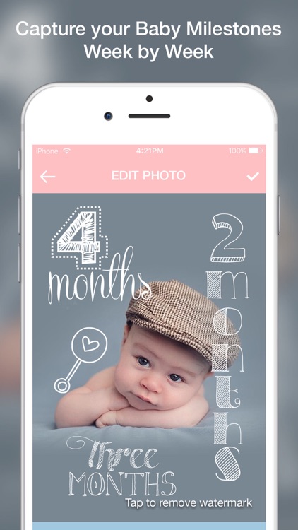 Baby Sticker - Capture Baby Milestones and Pregnancy Milestone to Make Baby Story for Instagram