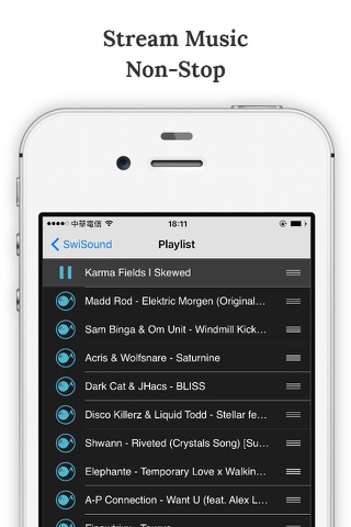 SwiSound -  Electronic Dance Music Streaming Service screenshot 3
