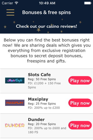 New Casinos screenshot 4