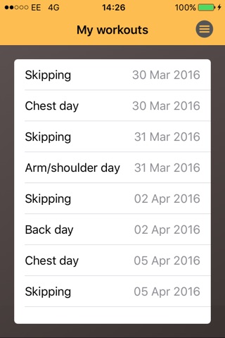 iTRAIN - Workout Log, Fitness Progress Tracker and Routine Sharing screenshot 2