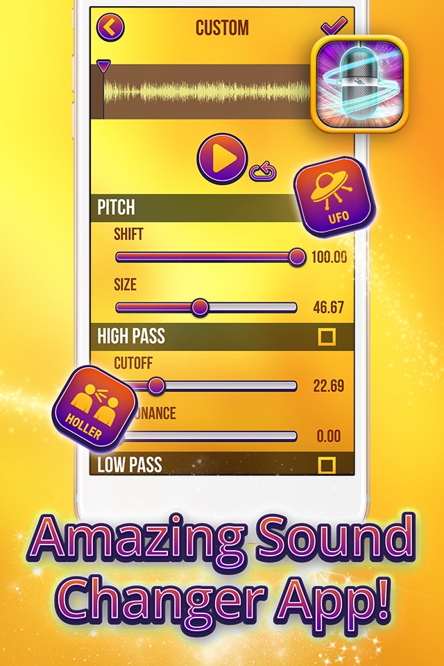 Voice Changer & Recorder – Sound Edit.or and Modifier with Funny Helium Effect.s screenshot 4