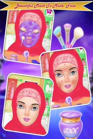 Hijab Wedding Makeup Salon - Makeover Game screenshot 4