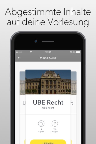 StudentApp - die Multiple Choice Vorbereitung für die Prüfung an deiner Universität in der Schweiz screenshot 2